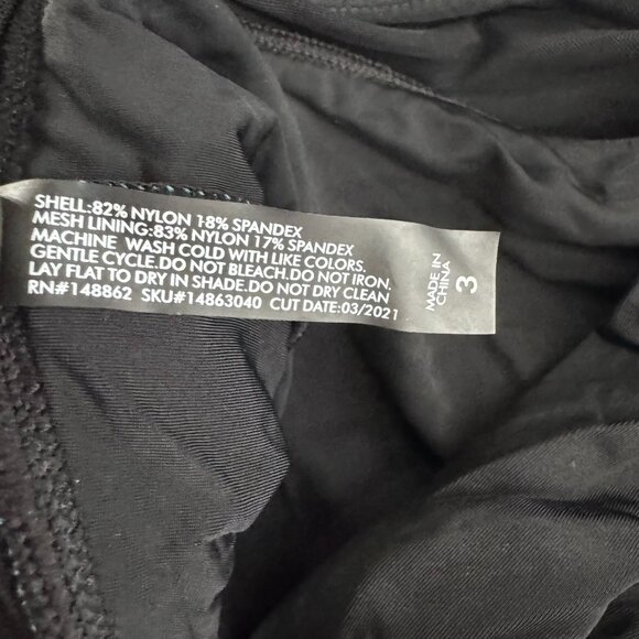 Torrid Swim Shorts Bottom 3X Teal Black Polka Dot Nylon Spandex NWT SW-2102 - Picture 6 of 9